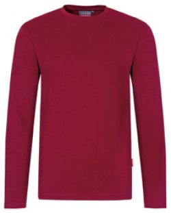 HAKRO-Worker-Shirts, Longsleeve Performance, weinrot