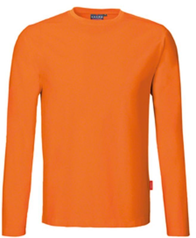 HAKRO-Worker-Shirts, Longsleeve Performance, orange