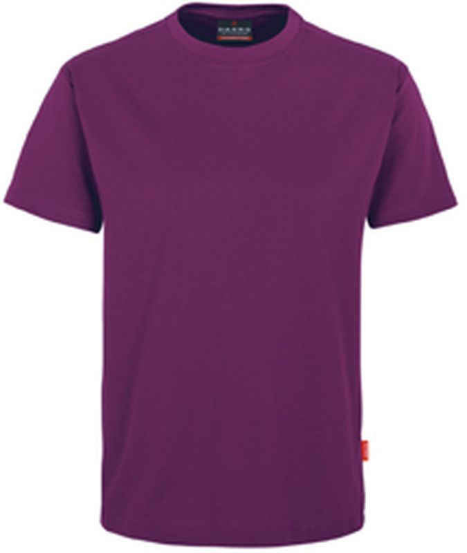 HAKRO-Worker-Shirts, T-Shirt Performance, aubergine