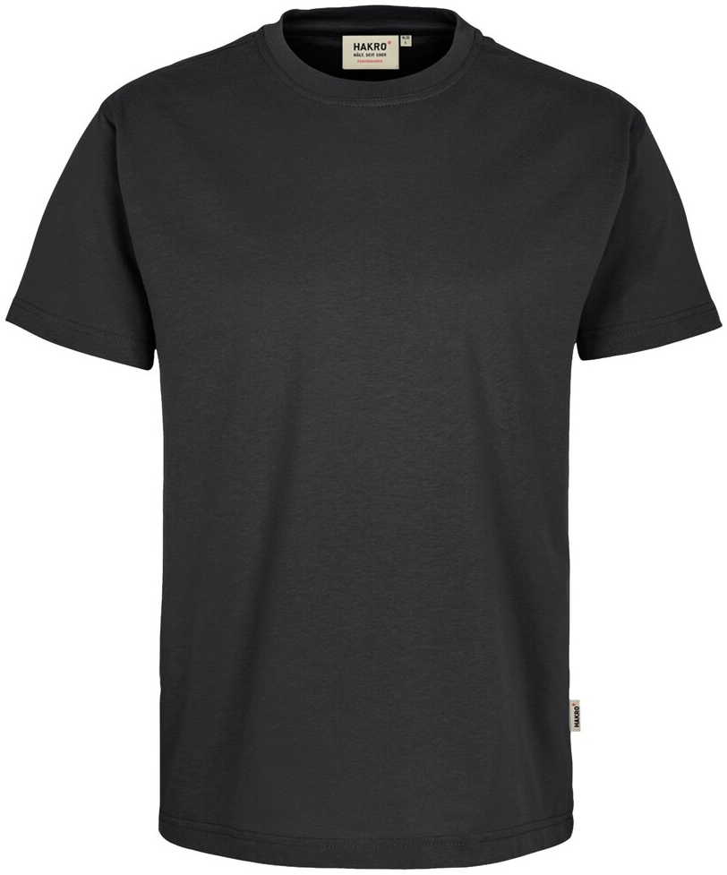 HAKRO-Worker-Shirts, T-Shirt, Performance, karbongrau
