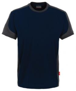 HAKRO-Worker-Shirts, T-Shirt-Contrast Performance, tinte