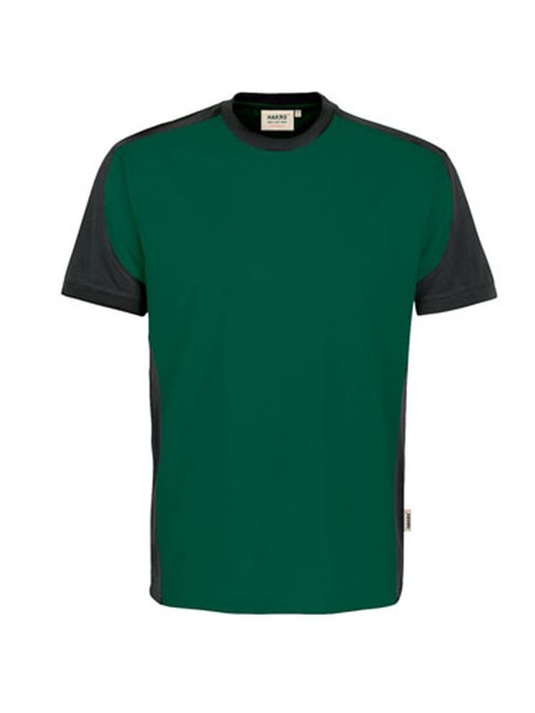 HAKRO-Worker-Shirts, T-Shirt, Contrast, Performance, 160 g / m, tanne