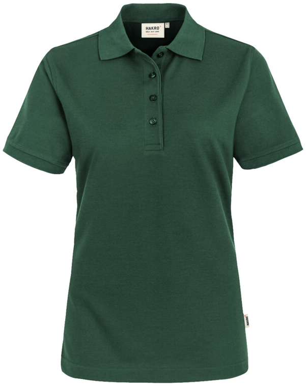 HAKRO Damen Poloshirt MIKRALINAR ECO, 1/2 Arm, 200 g/m, tanne