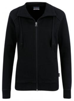 HAKRO-Worker-Shirts, Women-Sweatjacke College, schwarz