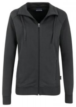 HAKRO-Worker-Shirts, Women-Sweatjacke College, anthrazit
