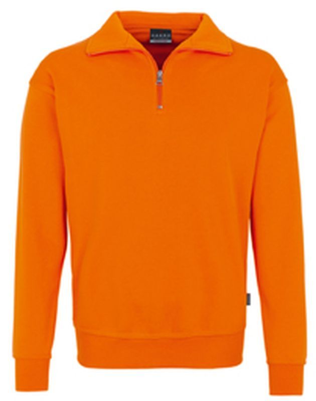 HAKRO-Worker-Shirts, Zip-Sweatshirt Premium, orange