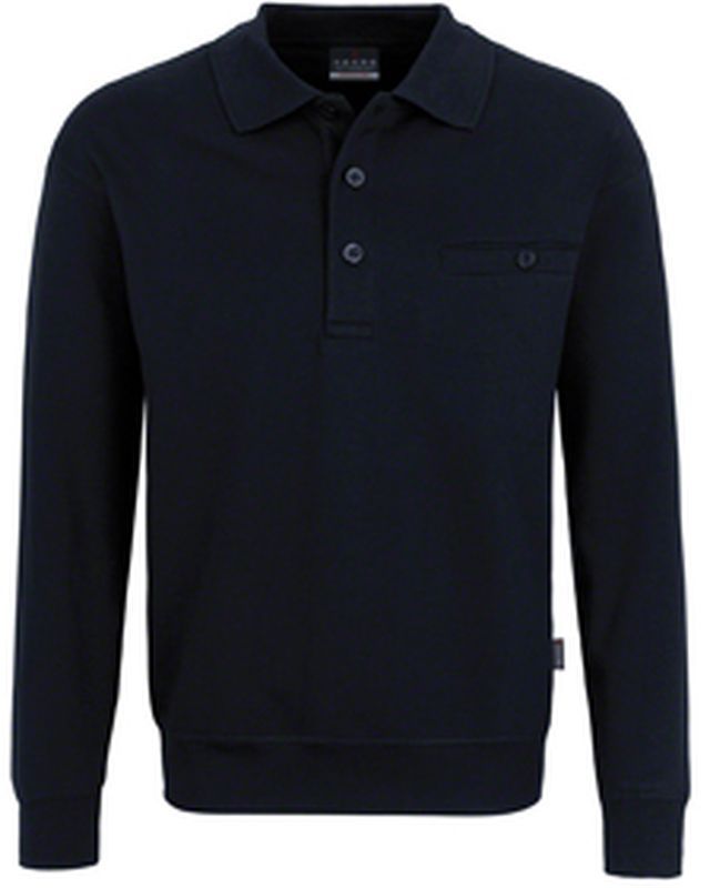 HAKRO-Worker-Shirts, Pocket-Sweatshirt Premium, schwarz
