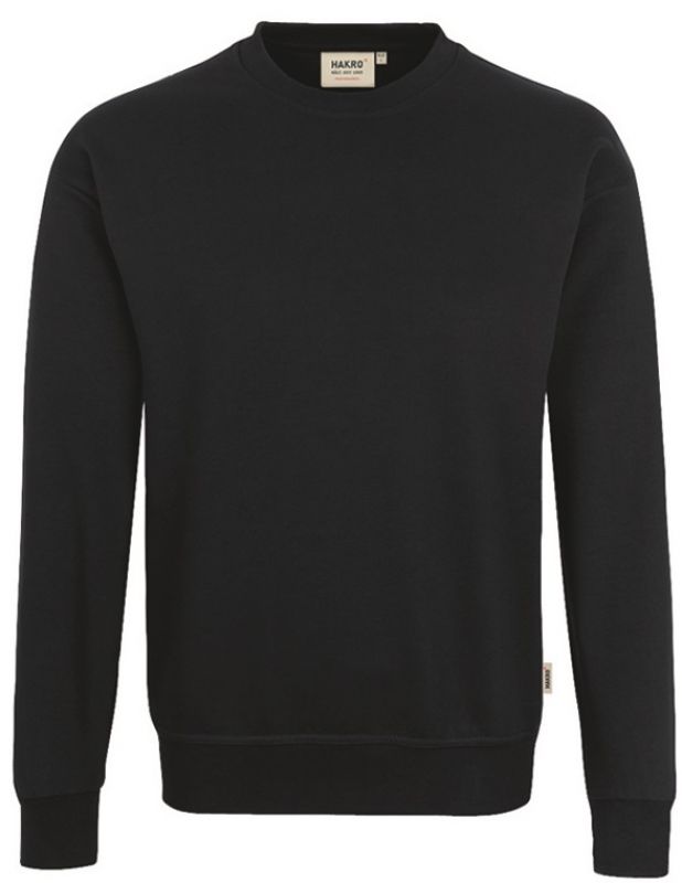 HAKRO-Worker-Shirts, Sweatshirt Performance, schwarz