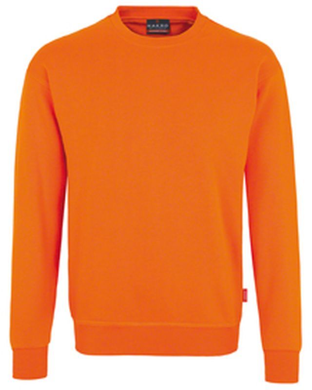 HAKRO-Worker-Shirts, Sweatshirt Performance, orange