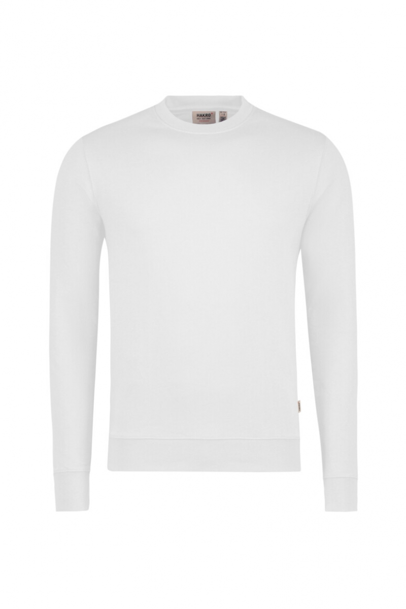 HAKRO Sweatshirt MIKRALINAR ECO, langarm, 290 g/m, wei