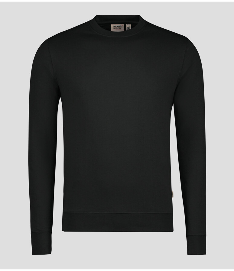HAKRO Sweatshirt MIKRALINAR® ECO, langarm, 290 g/m², schwarz