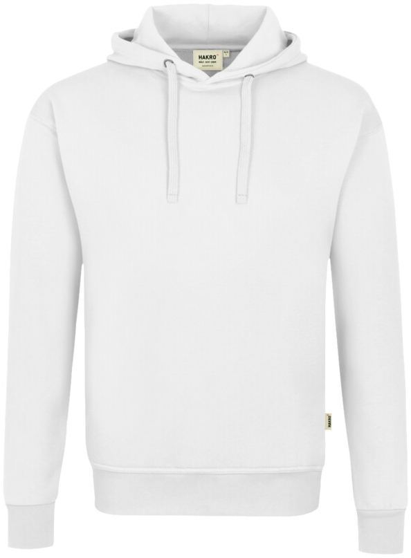 HAKRO Kapuzen-Sweatshirt Bio-Baumwolle GOTS, langarm, 290 g/m², weiß
