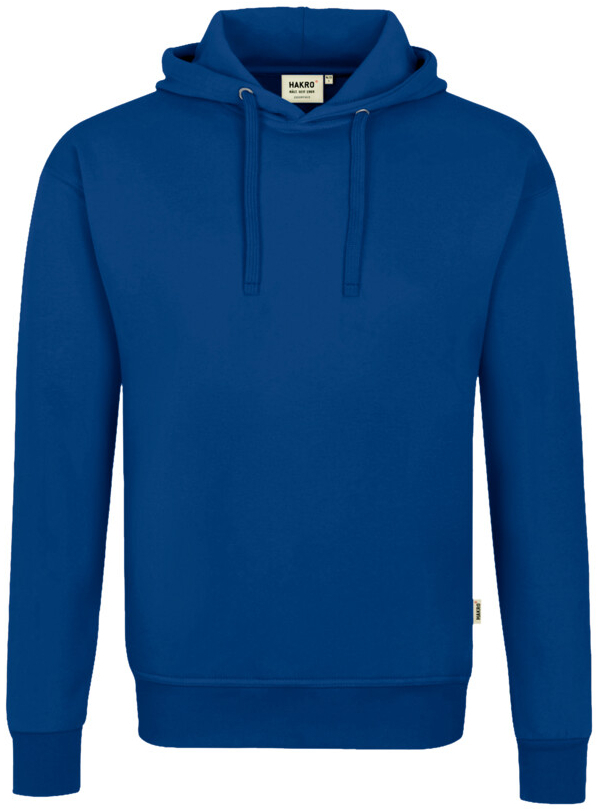 HAKRO Kapuzen-Sweatshirt Bio-Baumwolle GOTS, langarm, 290 g/m, royalblau