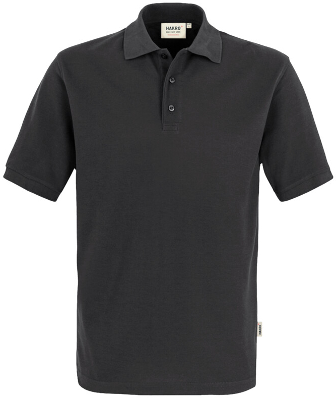 HAKRO Poloshirt MIKRALINAR® ECO, 1/2 Arm, 200 g/m², karbongrau