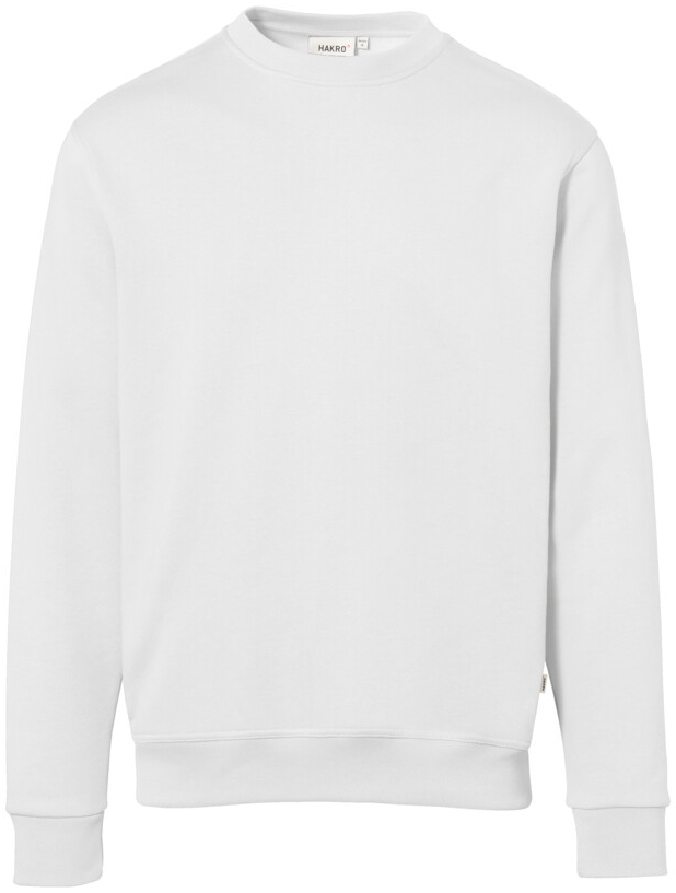 HAKRO Sweatshirt Bio-Baumwolle GOTS, langarm, 290 g/m, wei