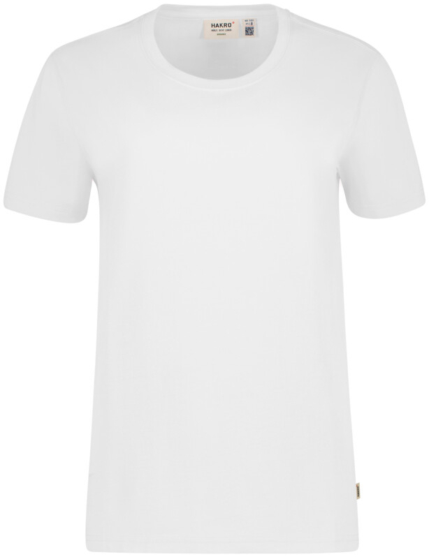 HAKRO T-Shirt Bio-Baumwolle GOTS, 1/2 Arm, 160 g/m, wei