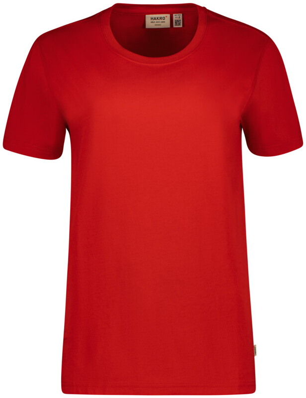 HAKRO T-Shirt Bio-Baumwolle GOTS, 1/2 Arm, 160 g/m, rot