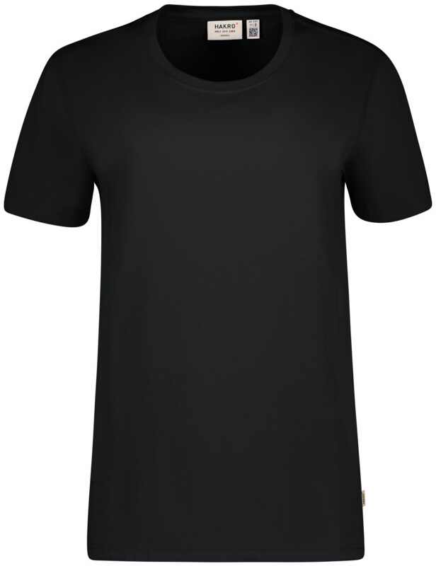 HAKRO T-Shirt Bio-Baumwolle GOTS, 1/2 Arm, 160 g/m², schwarz