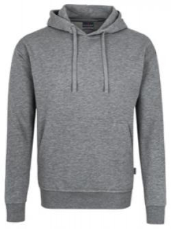 HAKRO-Worker-Shirts, Kapuzen-Sweatshirt Premium, grau-meliert