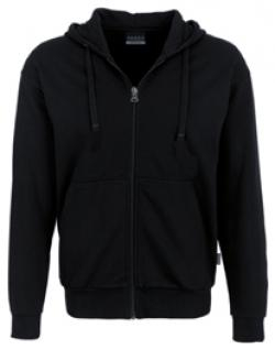 HAKRO-Worker-Shirts, Kapuzen-Sweatjacke Premium, schwarz