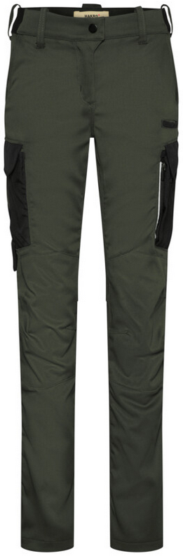 HAKRO-Damen-Worker-Performance-Hose X-Stretch Eco, 285 g/m², oliv