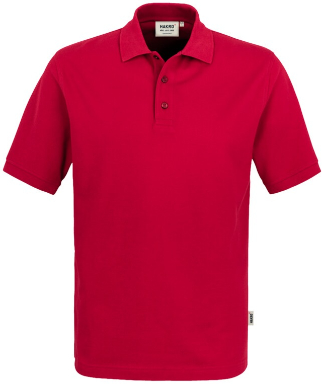 HAKRO-Worker-Shirts, Poloshirt Top, rot