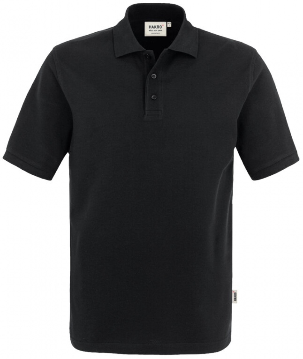 HAKRO-Worker-Shirts, Poloshirt Top, schwarz