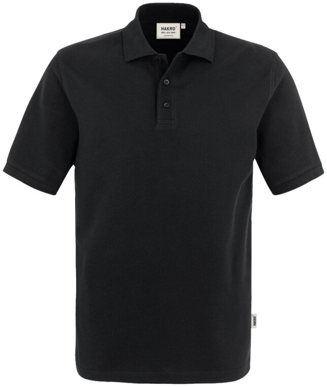 HAKRO-Worker-Shirts, Poloshirt Top, schwarz