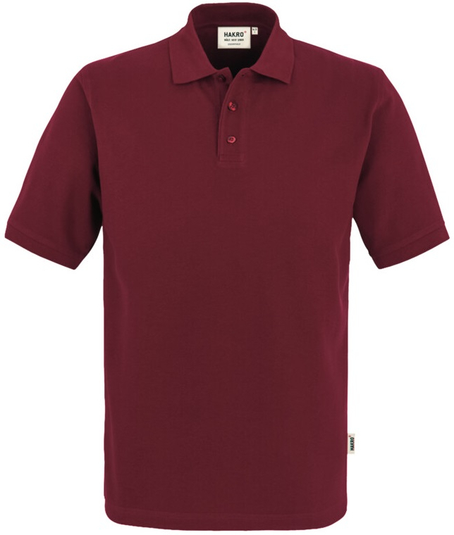 HAKRO-Worker-Shirts, Poloshirt Top, weinrot