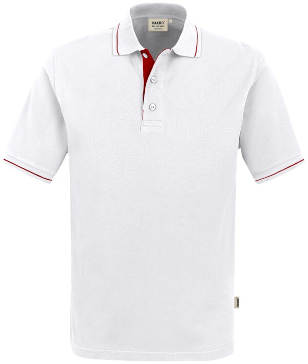 HAKRO-Worker-Shirts, Poloshirt Casual, wei