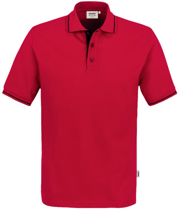 HAKRO-Worker-Shirts, Poloshirt Casual, rot