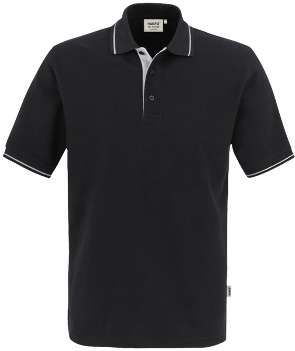 HAKRO-Worker-Shirts, Poloshirt Casual, schwarz