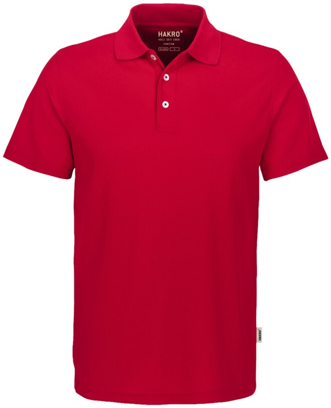 HAKRO-Worker-Shirts, Poloshirt Coolmax, rot