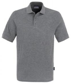 HAKRO-Worker-Shirts, Poloshirt Classic, grau-meliert