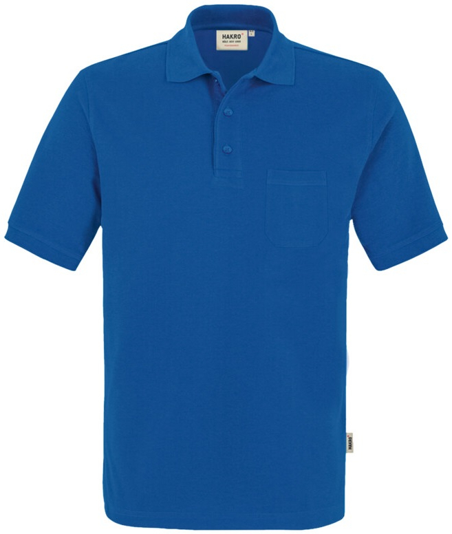 HAKRO-Worker-Shirts, Pocket-Poloshirt Performance, royal