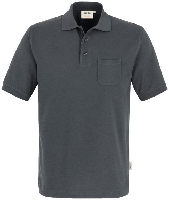 HAKRO-Worker-Shirts, Pocket-Poloshirt Performance, anthrazit