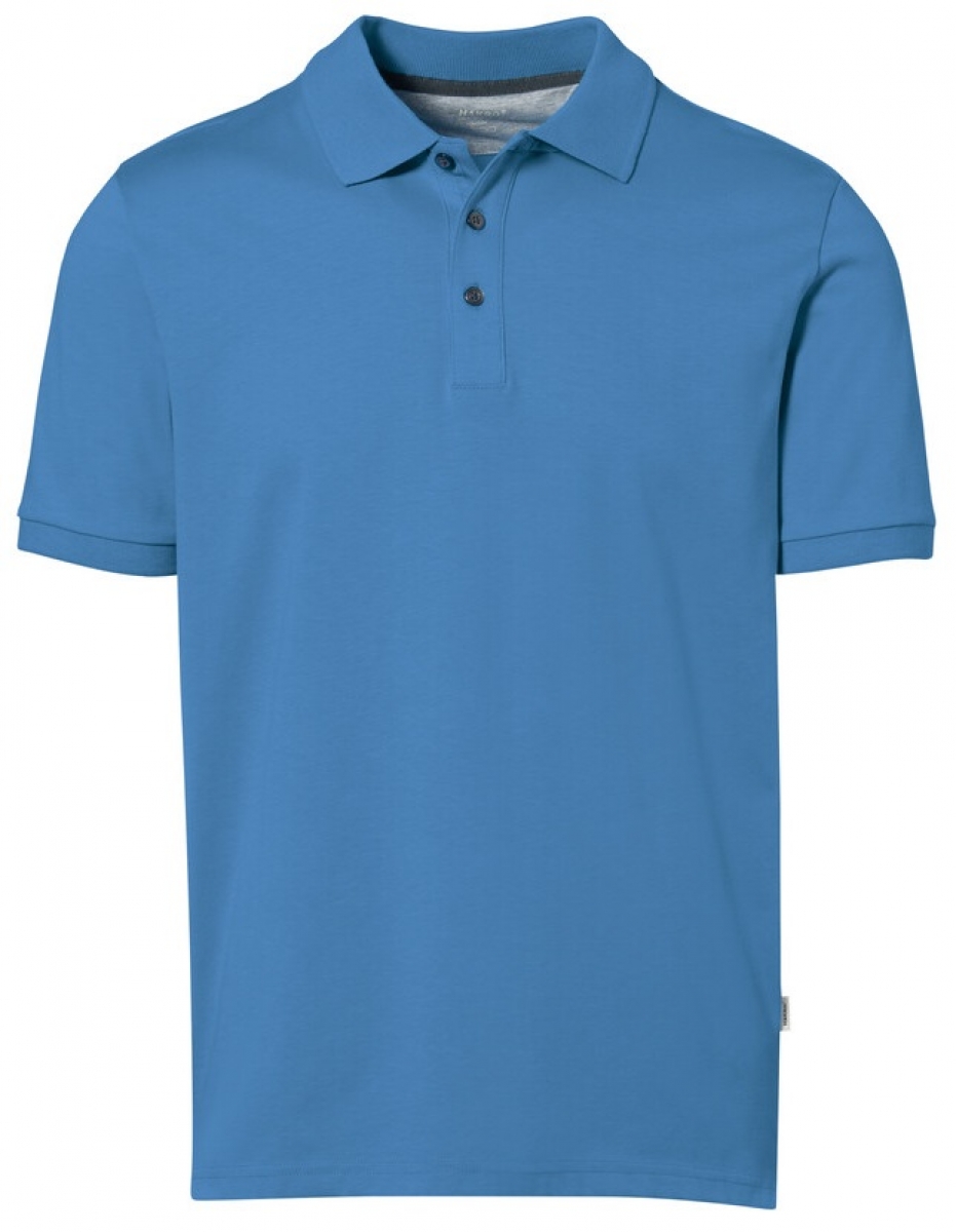 HAKRO-Worker-Shirts, Poloshirt Cotton-Tec, malibu-blue