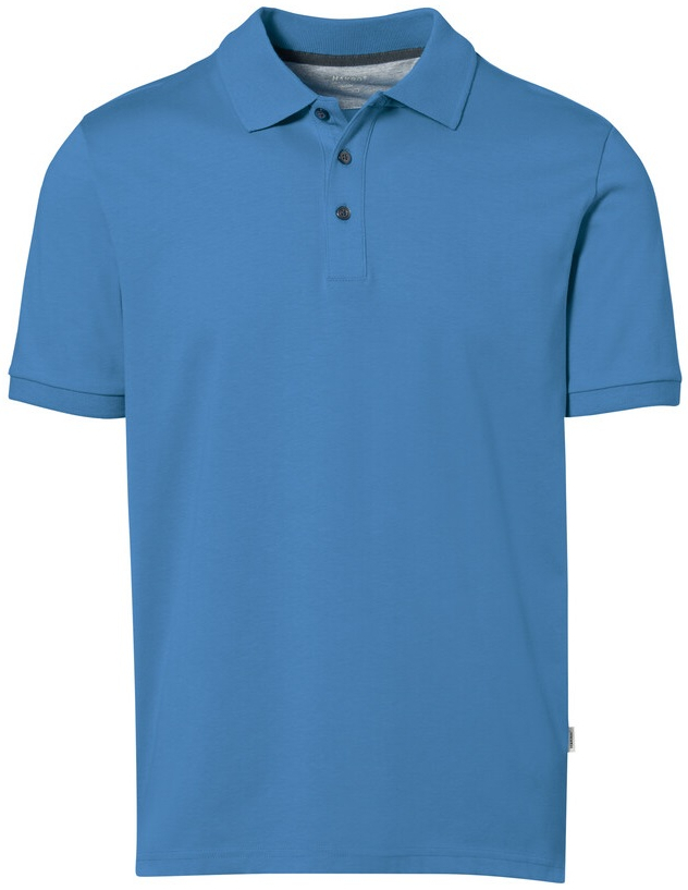 HAKRO-Worker-Shirts, Poloshirt Cotton-Tec, malibu-blue