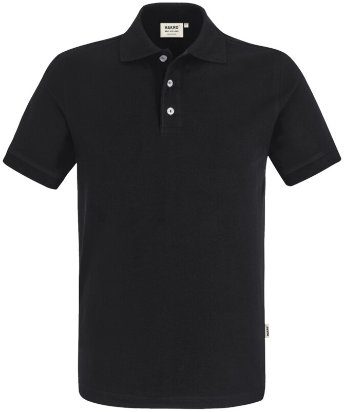 HAKRO-Worker-Shirts, Poloshirt Stretch, schwarz