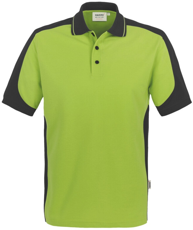 HAKRO-Worker-Shirts, Poloshirt-Contrast Performance, kiwi