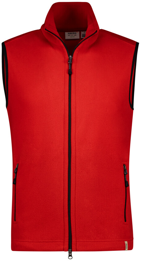 HAKRO Fleeceweste ECO, 240 g/m², rot
