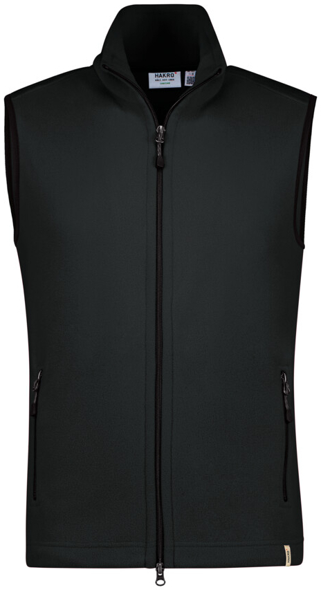HAKRO Fleeceweste ECO, 240 g/m², schwarz