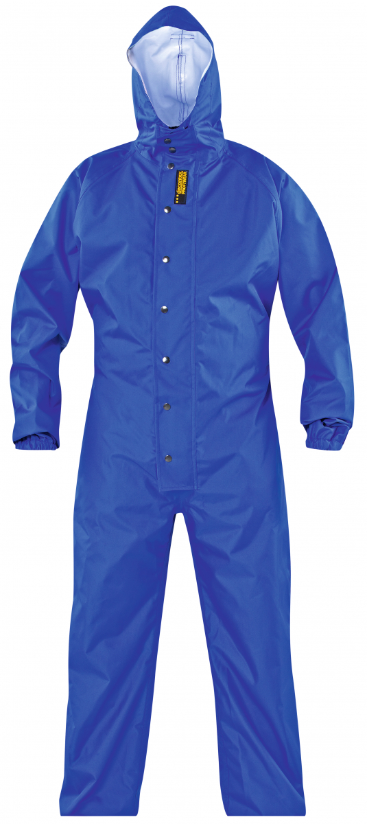 KIND-Workwear, Wetter-Nässe-Schutz, Decontex-Schutzkleidung, Regen-Overall, Schutzanzug, Overall, extra komfortabel, atmung