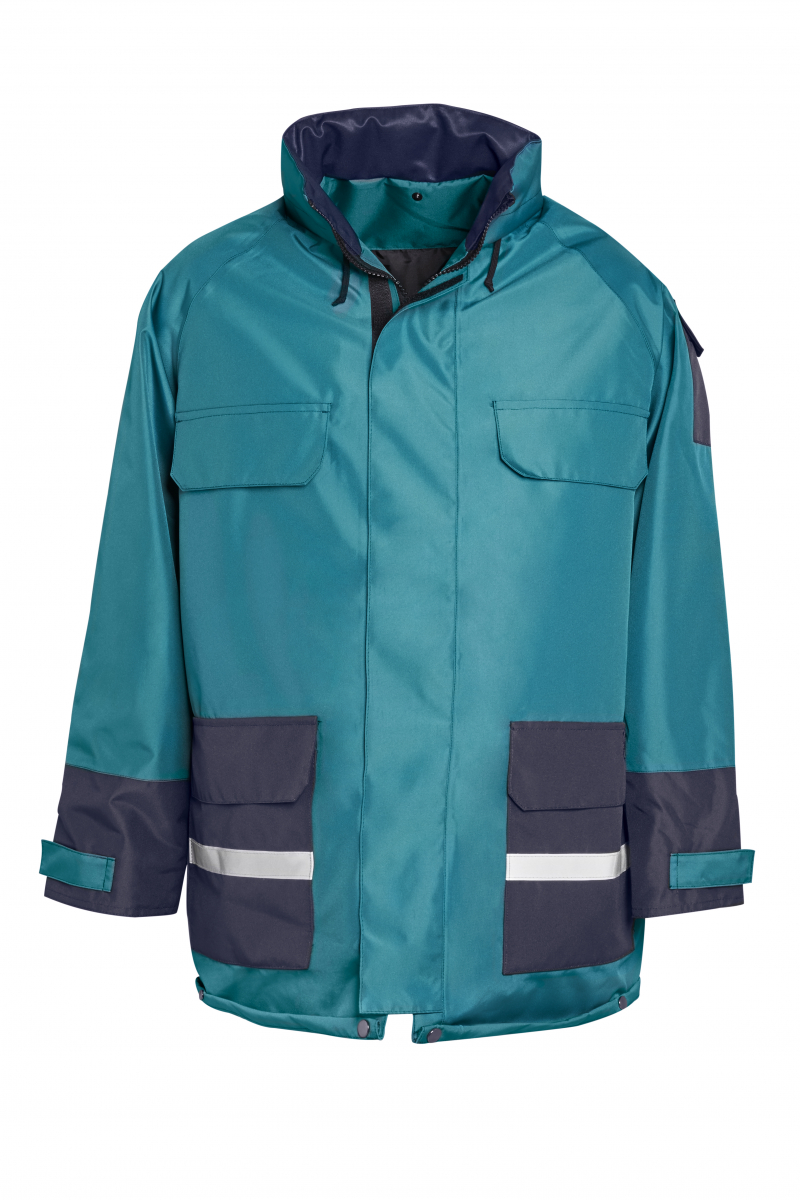 KIND-Workwear, Wetterschutz, Wetterjacke, JOBLINE, m. Wärmfutter, petrol/n