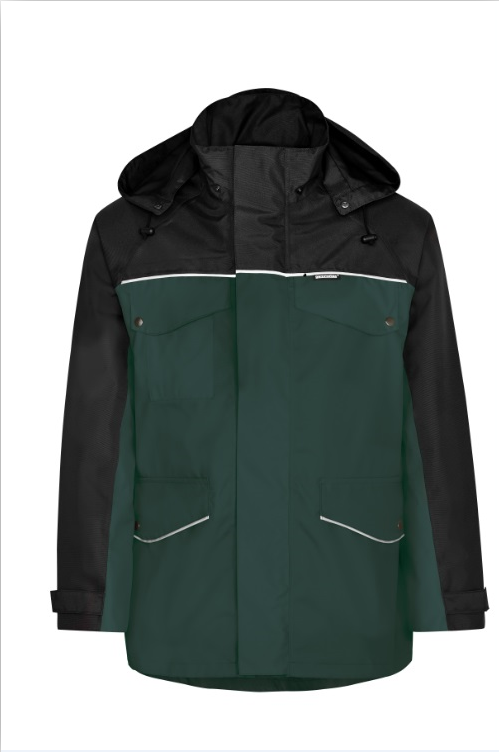 KIND-Workwear, Wetterschutz, Wetterjacke, VARIOLINE, inkl. DUNO Fleece-Jacke, bottle/schwarz