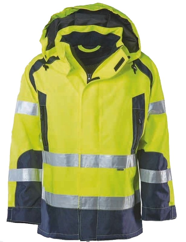 KIND-Warnschutz, Warn-Jacke, REGENT, o. Wärmfutter, warngelb