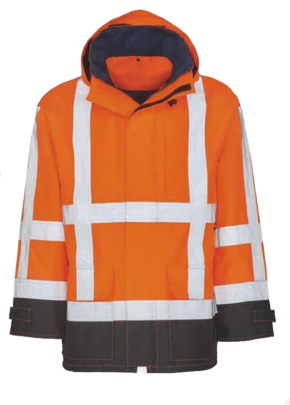 KIND-Warnschutz, Warn-Jacke, SCOPE, m. Wärmfutter, warnorange/sch