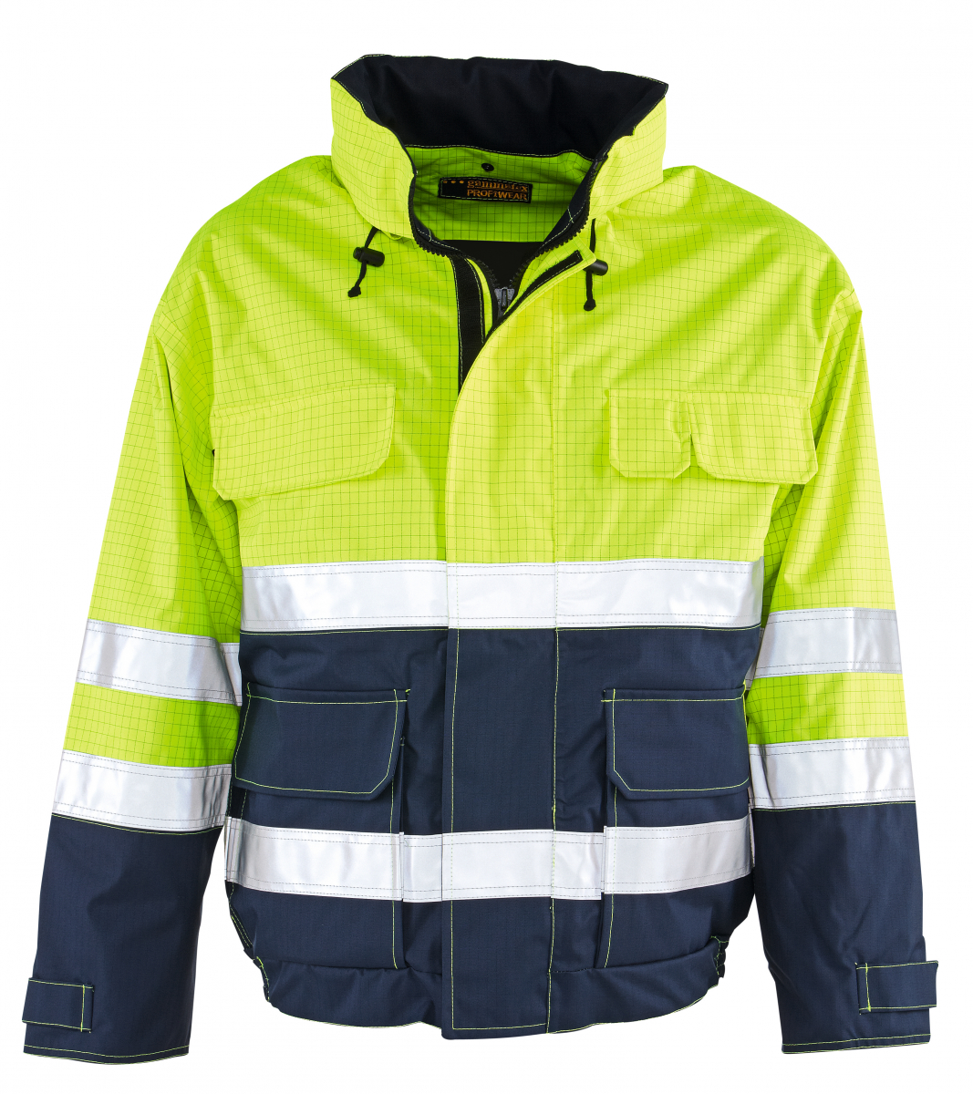 KIND-Warnschutz, Multifunktions-Schutz, Warn-Jacke, STARLINE, m. Wärmfutter,
