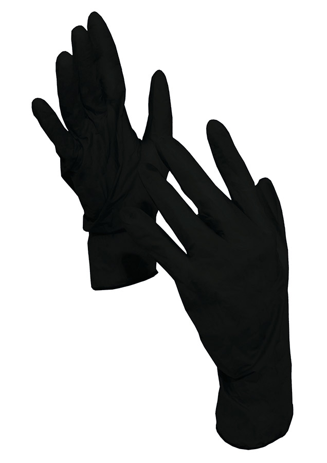 Korntex® Einweg-Nitrilhandschuhe, 100er Pack, AQL 1.5 Kars - Schwarz