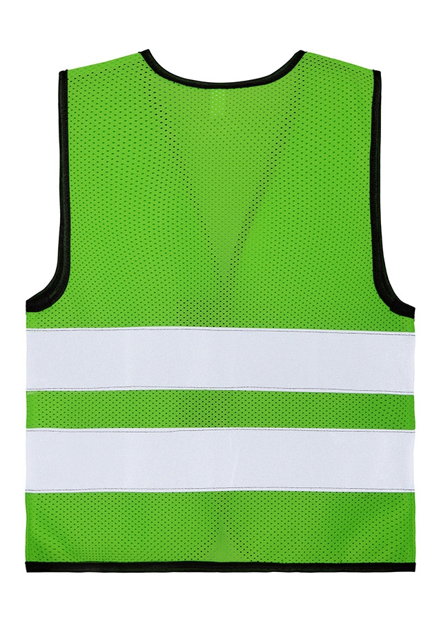 Korntex® Kinder Mesh Warnweste Korfu - Neongrün
